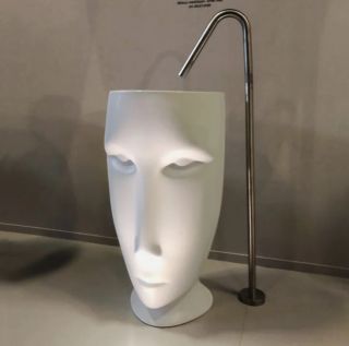 Раковина напольная Kerasan Artwork Moloco 474030 45см белый матовый